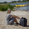 New Looxs Camella Bamboo - Enkele Fietstas - Afneembare Shopper - Pakaftas Enkel - Boodschappentas met Haken - Stevig en Afneembaar - 24 Liter - Zwart
