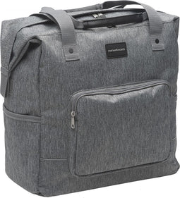 New Looxs Camella Nova - Enkele Fietstas - Afneembare Shopper met Rits - Ideaal als Boodschappentas - Stevig en Vormvast - 24.5 Liter - Grijs
