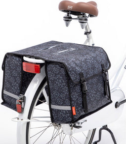 New Looxs Cameo Double Bag - Dubbele Fietstas - 30 liter - Tara Black