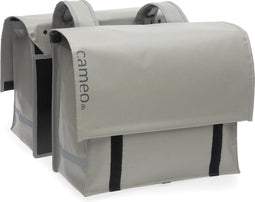 New Looxs Cameo Double Bisonyl - Dubbele Fietstas - 46 liter - Grijs