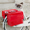 New Looxs Cameo Double Bisonyl - Dubbele Fietstas - 46 liter - Rood