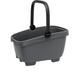 New Looxs Clipper - Fietsmand voor Honden - Voor MIK bagagedrager - Hondenmand Fiets Achter - Geschikt voor Elektrische Fietsen - Antraciet