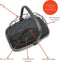 New Looxs Clipper Racktime 2.0 - Fietsmand achterop - Voor Racktime 2.0 bagagedrager – Antraciet