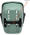 New Looxs Clipper Racktime 2.0 - Fietsmand achterop - Voor Racktime 2.0 bagagedrager – Groen