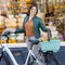 New Looxs Clipper Racktime 2.0 - Fietsmand achterop - Voor Racktime 2.0 bagagedrager – Antraciet