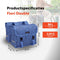 New Looxs Fiori Alma - Dubbele Fietstas - Geschikt voor elke Bagagedrager - Ook voor Elektrische Fietsen - 30 L - Blauw