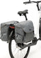 New Looxs Ivy Mondi Joy Dubbele Fietstas MIK - 38 liter - Grijs