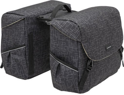 New Looxs Ivy Mondi Joy Dubbele Fietstas MIK - 38 liter - Zwart