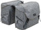 New Looxs Ivy Mondi Joy Dubbele Fietstas Racktime - 38 liter - Grijs