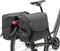 New Looxs Ivy Mondi Joy Dubbele Fietstas Racktime - 38 liter - Zwart