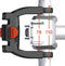New Looxs Klickfix Stuuradapter - Zwart - ook voor E-bike Display