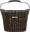 New Looxs Lombok Rotan Look Afneembare Fietsmand Stuur - 19 liter - Grijs