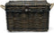 New Looxs Melbourne Large - Rotan Fietsmand met Deksel - Handgemaakt - Voorop - 45 Liter - Bruin