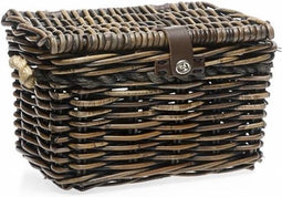 New Looxs Melbourne Medium Fietsmand Voordrager - 24 liter - Rotan - Bruin