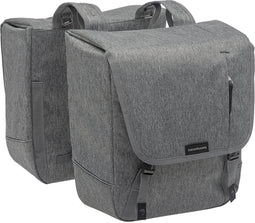 New Looxs Nova Detachable Dubbele Fietstas - Afneembaar - 32 liter - Grijs