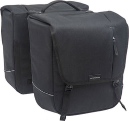 New Looxs Nova Double Dubbele Fietstas Racktime - Afneembaar - 32 liter - Zwart