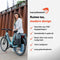 New Looxs Nyborg Double - Dubbele Fietstas - Geschikt voor Electrische Fietsen - Ingebouwde MIK Adapter - 34 Liter - Zwart & Grijs