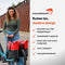 New Looxs Nyborg Double - Dubbele Fietstas - Geschikt voor Electrische Fietsen - Ingebouwde MIK Adapter - 34 Liter - Zwart & Rood