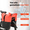 New Looxs Nyborg Double - Dubbele Fietstas - Geschikt voor Electrische Fietsen - Ingebouwde MIK Adapter - 34 Liter - Zwart & Rood