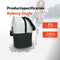 New Looxs Nyborg Single - Fietstas Enkel - Afneembare Schoudertas - 13 inch Laptopvak - Waterdicht Polyester - 17 liter - Zwart & Grijs