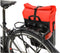 New Looxs Nyborg Single - Fietstas Enkel - Afneembare Schoudertas - 13 inch Laptopvak - Waterdicht Polyester - 17 liter - Zwart & Rood