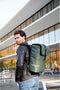 New Looxs Odense Backpack - Fietsrugzak - Rugzak met Laptop Compartiment - Fietstas van Waterdicht Polyester - 15 inch - Groen
