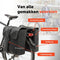 New Looxs Odense Double - Dubbele Fietstas - Fietstassen Electrische Fietsen - Waterdicht Polyester - 39 Liter - Zwart