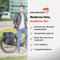 New Looxs Odense Double - Dubbele Fietstas - Geschikt voor Elektrische Fietsen - Afneembare Fietstas voor Racktime Bagagedrager - Waterdicht - 39 Liter - Zwart