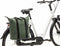 New Looxs Odense Kota - Enkele Fietstas voor Dames - Afneembare Shopper met Rits - Pakaftas Enkel - Boodschappentas met Haken - Stevig en Afneembaar - 24 Liter - Groen