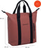 New Looxs Odense Kota - Enkele Fietstas voor Dames - Afneembare Shopper met Rits - Ideaal als Boodschappentas - Stevig en Vormvast - 24 Liter - Roest