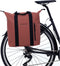 New Looxs Odense Kota - Enkele Fietstas voor Dames - Afneembare Shopper met Rits - Ideaal als Boodschappentas - Stevig en Vormvast - 24 Liter - Roest