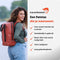 New Looxs Odense Nevada Backpack - Fietsrugzak - Rugzak met Laptop Compartiment - Fietstas van Waterafstotend Polyester - 17 inch laptopvak – Rust