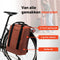 New Looxs Odense Nevada Backpack - Fietsrugzak - Rugzak met Laptop Compartiment - Fietstas van Waterafstotend Polyester - 17 inch laptopvak – Rust