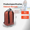 New Looxs Odense Nevada Backpack - Fietsrugzak - Rugzak met Laptop Compartiment - Fietstas van Waterafstotend Polyester - 17 inch laptopvak – Rust