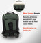 New Looxs Odense Nevada Backpack - Fietsrugzak - Rugzak met Laptop Compartiment - Fietstas van Waterafstotend Polyester - 17 inch laptopvak – Groen