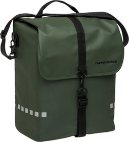 New Looxs Odense Single - Enkele Fietstas - Waterdicht Polyester - Afneembare Fietstas Enkel - Geschikt voor Elektrische Fietsen - 17,5 liter - Groen