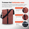 New Looxs Odense Single - Enkele Fietstas - Waterdicht Polyester - Afneembare Fietstas Enkel - Geschikt voor Elektrische Fietsen - 17,5 liter - Roestbruin