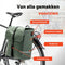 New Looxs Odense Single - Enkele Fietstas - Waterdicht Polyester - Afneembare Fietstas Enkel - Geschikt voor Elektrische Fietsen - 17,5 liter - Groen