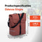 New Looxs Odense Single - Enkele Fietstas - Waterdicht Polyester - Afneembare Fietstas Enkel - Geschikt voor Elektrische Fietsen - 17,5 liter - Roestbruin