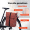 New Looxs Odense Single - Enkele Fietstas - Waterdicht Polyester - Afneembare Fietstas Enkel - Geschikt voor Elektrische Fietsen - 17,5 liter - Roestbruin