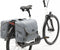 New Looxs Quilted Mondi Joy Double Dubbele Fietstas - 38 liter - Grijs