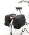 New Looxs Quilted Mondi Joy Double Dubbele Fietstas - 38 liter - Zwart