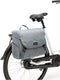 New Looxs Quilted Mondi Joy Single Enkele Fietstas - Afneembaar - 18,5 liter - Grijs