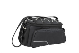 New Looxs Sports Trunkbag - Bagagedragertas - Fietstas voor Racktime Bagagedrager - Met Afneembare Schouderband - 31 Liter - Zwart