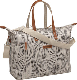 New Looxs Tendo Alma - Enkele Fietstas - Afneembare Fietstas met Haken - Shopper met Laptop Compartiment - 21 Liter - Sand