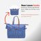 New Looxs Tendo Alma - Enkele Fietstas - Afneembare Fietstas met Haken - Shopper met Laptop Compartiment - 21 Liter - Blauw