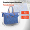 New Looxs Tendo Alma - Enkele Fietstas - Afneembare Fietstas met Haken - Shopper met Laptop Compartiment - 21 Liter - Blauw