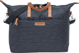 New Looxs Tendo Nomi - Enkele Fietstas - Afneembare Fietstas met Haken - Shopper met Laptop Compartiment - 21 Liter - Zwart