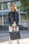 New Looxs Tendo Nomi - Enkele Fietstas - Afneembare Fietstas met Haken - Shopper met Laptop Compartiment - 21 Liter - Zwart