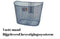 New Looxs Toscane RapidLock Fietsmand Stuur - 19 liter - Staal - Zilver
